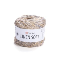 YARNART LINEN SOFT - EL ÖRGÜ İPİ EBRULİ - 7407