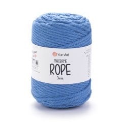 YARNART MACRAME ROPE 5 MM - MAKROME EL ÖRGÜ İPİ KOYU MAVİ - 786