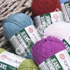 YARNART JEANS BAMBOO - EL ÖRGÜ İPİ NARÇİÇEĞİ - 141