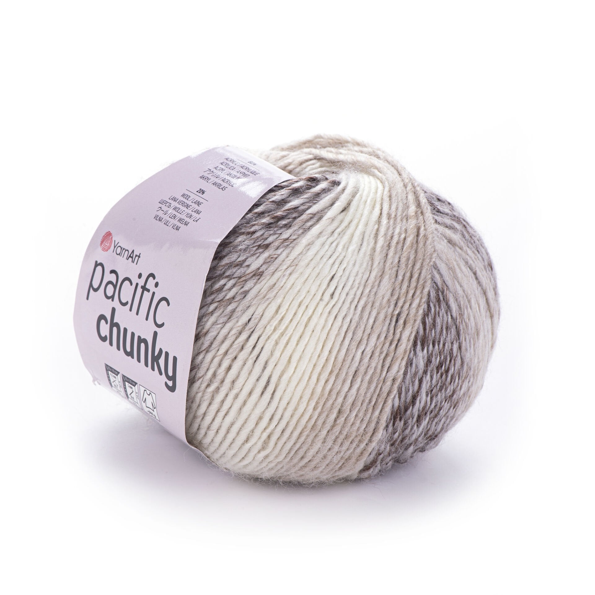 YARNART PACIFIC CHUNKY - EBRULİ EL ÖRGÜ İPİ EBRULİ - 312