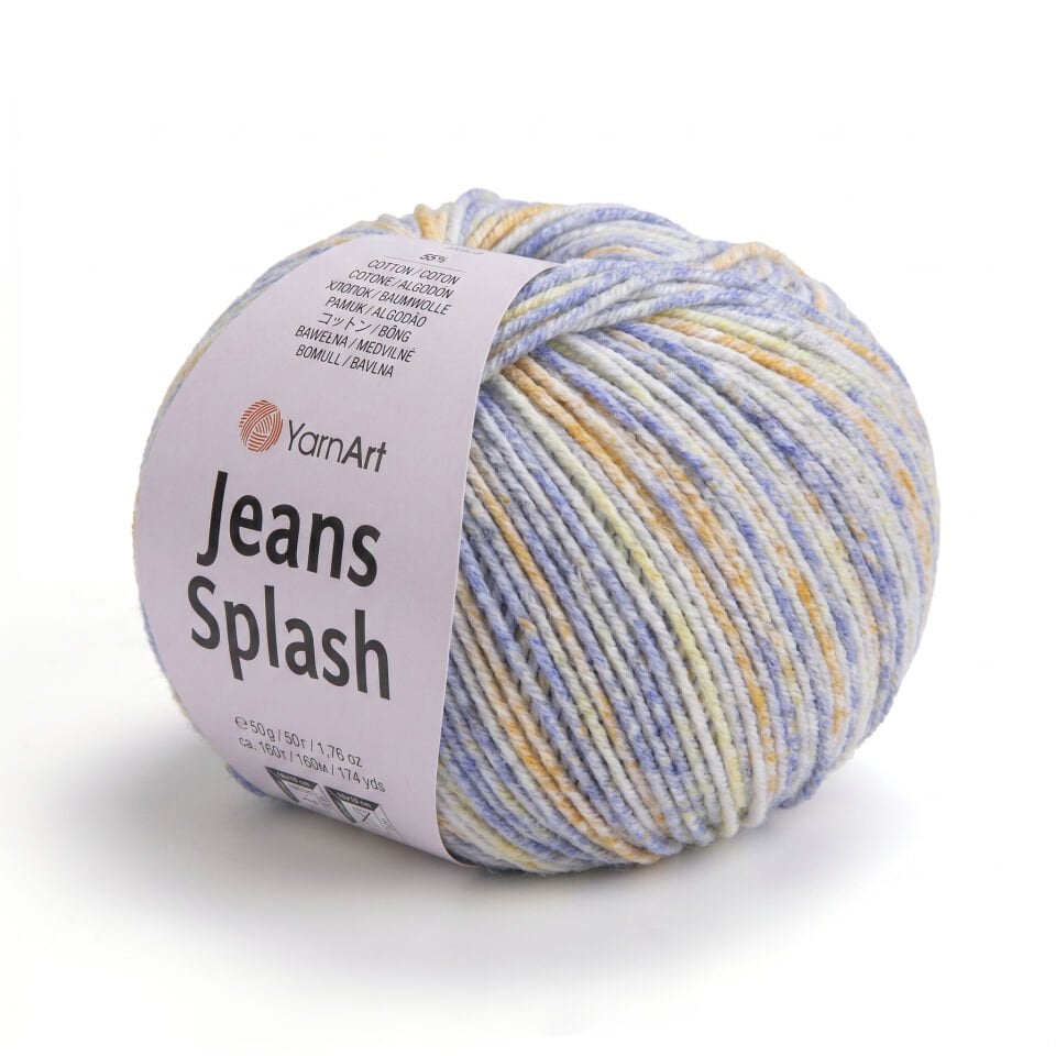 YARNART JEANS SPLASH - EBRULİ EL ÖRGÜ İPİ EBRULİ - 956