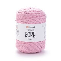 YARNART MACRAME ROPE 5 MM - MAKROME EL ÖRGÜ İPİ PEMBE - 762