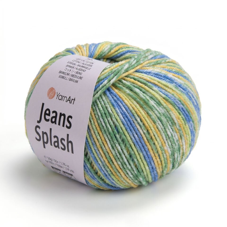 YARNART JEANS SPLASH - EBRULİ EL ÖRGÜ İPİ EBRULİ - 957