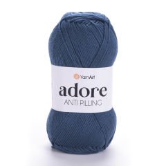 YARNART ADORE ANTI-PILLING - EL ÖRGÜ İPİ PETROL MAVİSİ - 348
