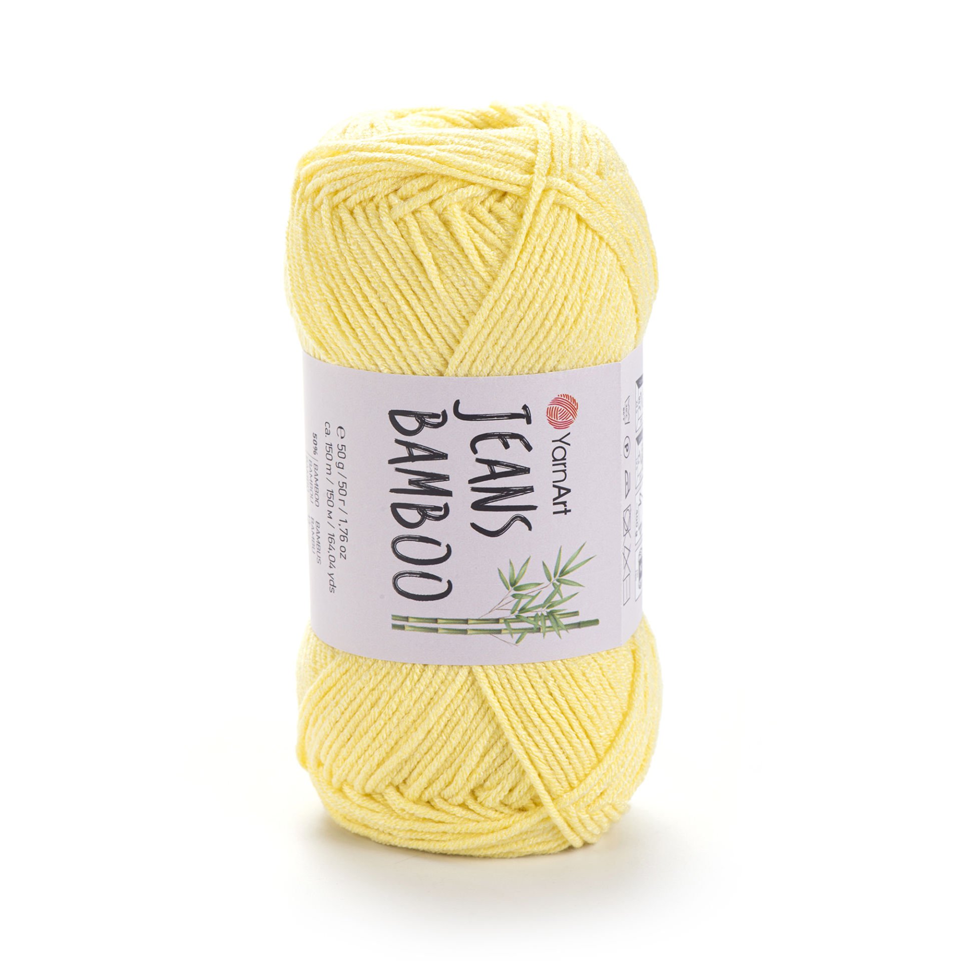 YARNART JEANS BAMBOO - EL ÖRGÜ İPİ SARI - 104