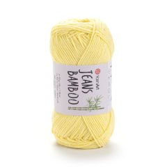 YARNART JEANS BAMBOO - EL ÖRGÜ İPİ SARI - 104