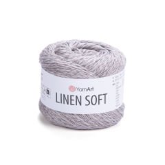 YARNART LINEN SOFT - EL ÖRGÜ İPİ GRİ - 7307