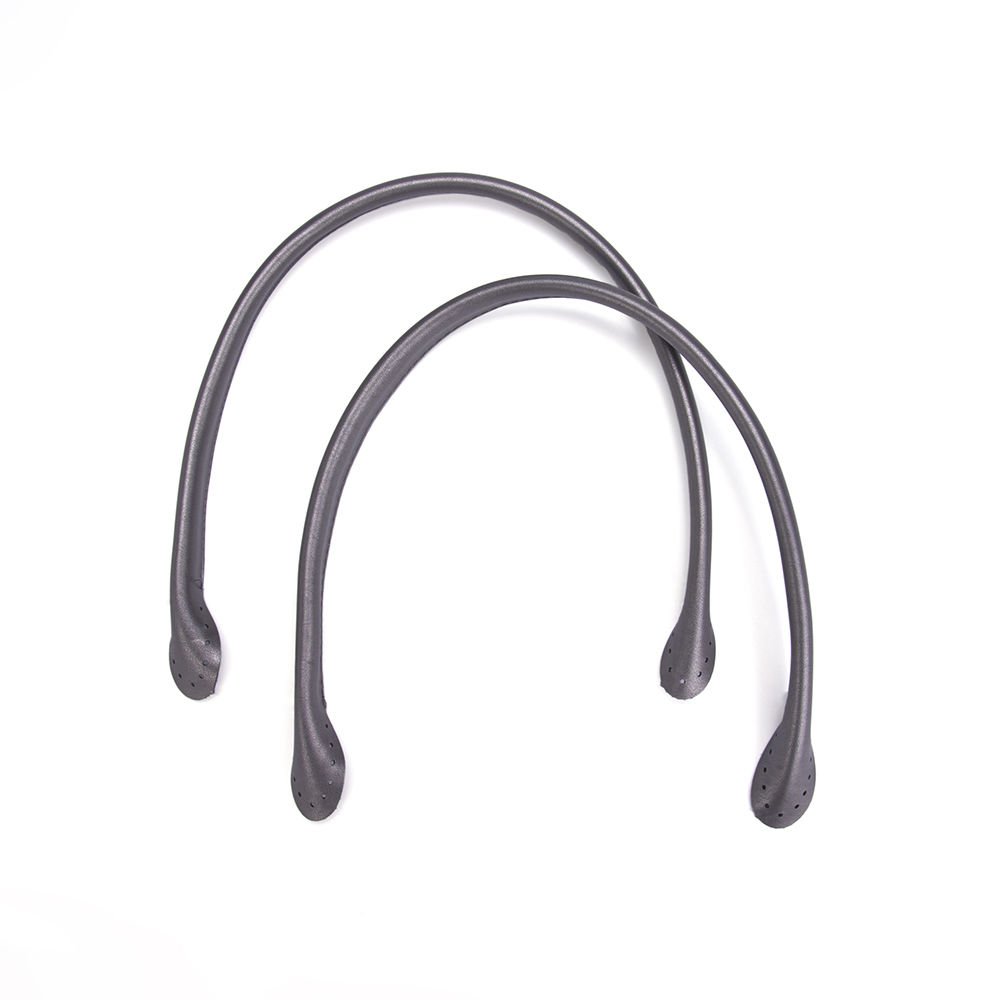 BORULU DERİ ÇANTA SAPI - 2 ADET GRİ