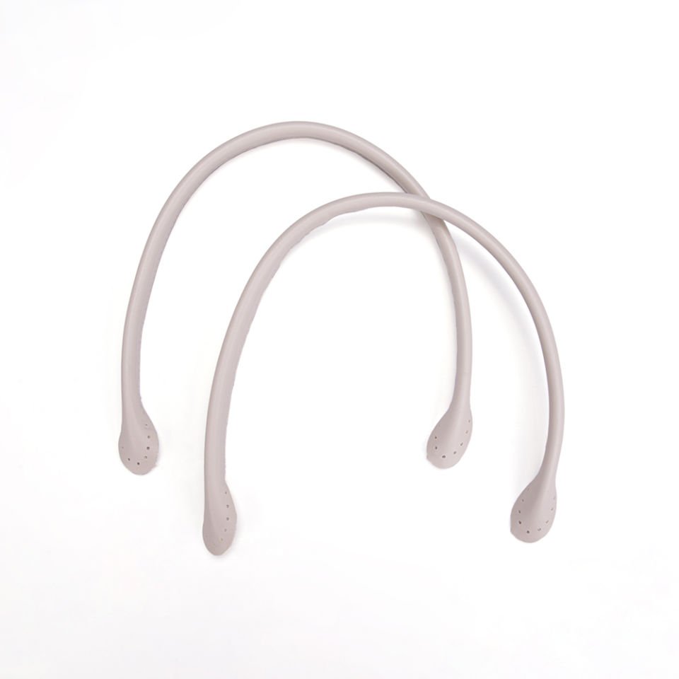 BORULU DERİ ÇANTA SAPI - 2 ADET KREM