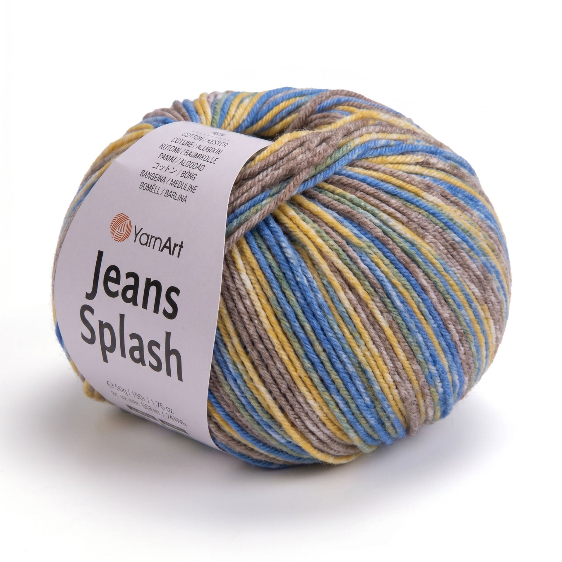 YARNART JEANS SPLASH - EBRULİ EL ÖRGÜ İPİ EBRULİ - 960