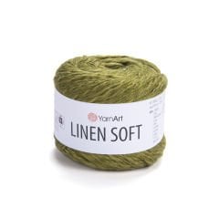 YARNART LINEN SOFT - EL ÖRGÜ İPİ HAKİ - 7314