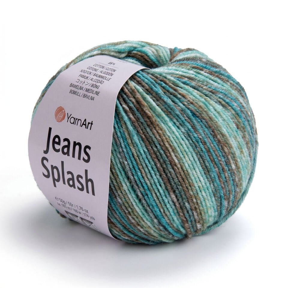 YARNART JEANS SPLASH - EBRULİ EL ÖRGÜ İPİ EBRULİ - 961