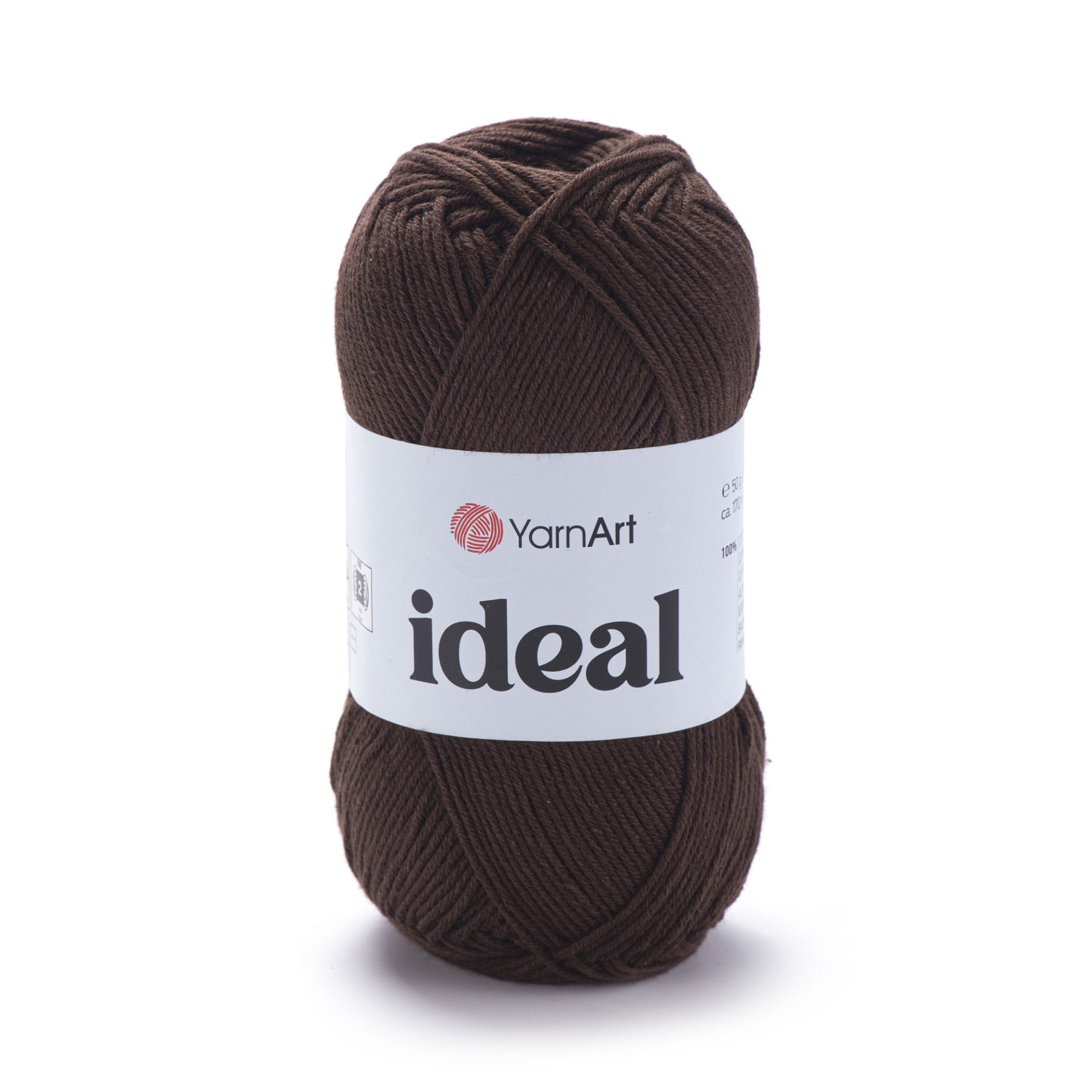 YARNART IDEAL - EL ÖRGÜ İPİ KAHVERENGİ - 232