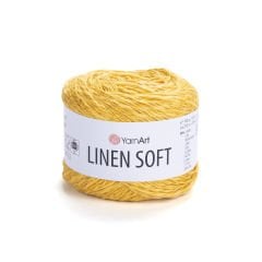 YARNART LINEN SOFT - EL ÖRGÜ İPİ HARDAL - 7306