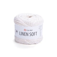 YARNART LINEN SOFT - EL ÖRGÜ İPİ KIRIK BEYAZ - 7301