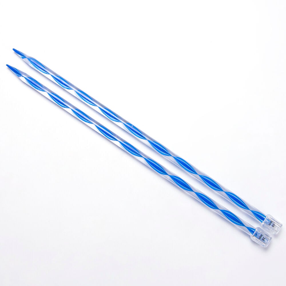RENKLİ PLASTİK ÖRGÜ ŞİŞİ 35 CM 10 MM