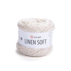 YARNART LINEN SOFT - EL ÖRGÜ İPİ KREM - 7303