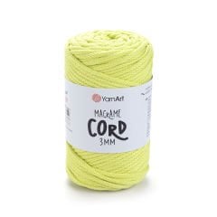 YARNART MACRAME CORD 3 MM - MAKROME EL ÖRGÜ İPİ FISTIK YEŞİLİ - 755