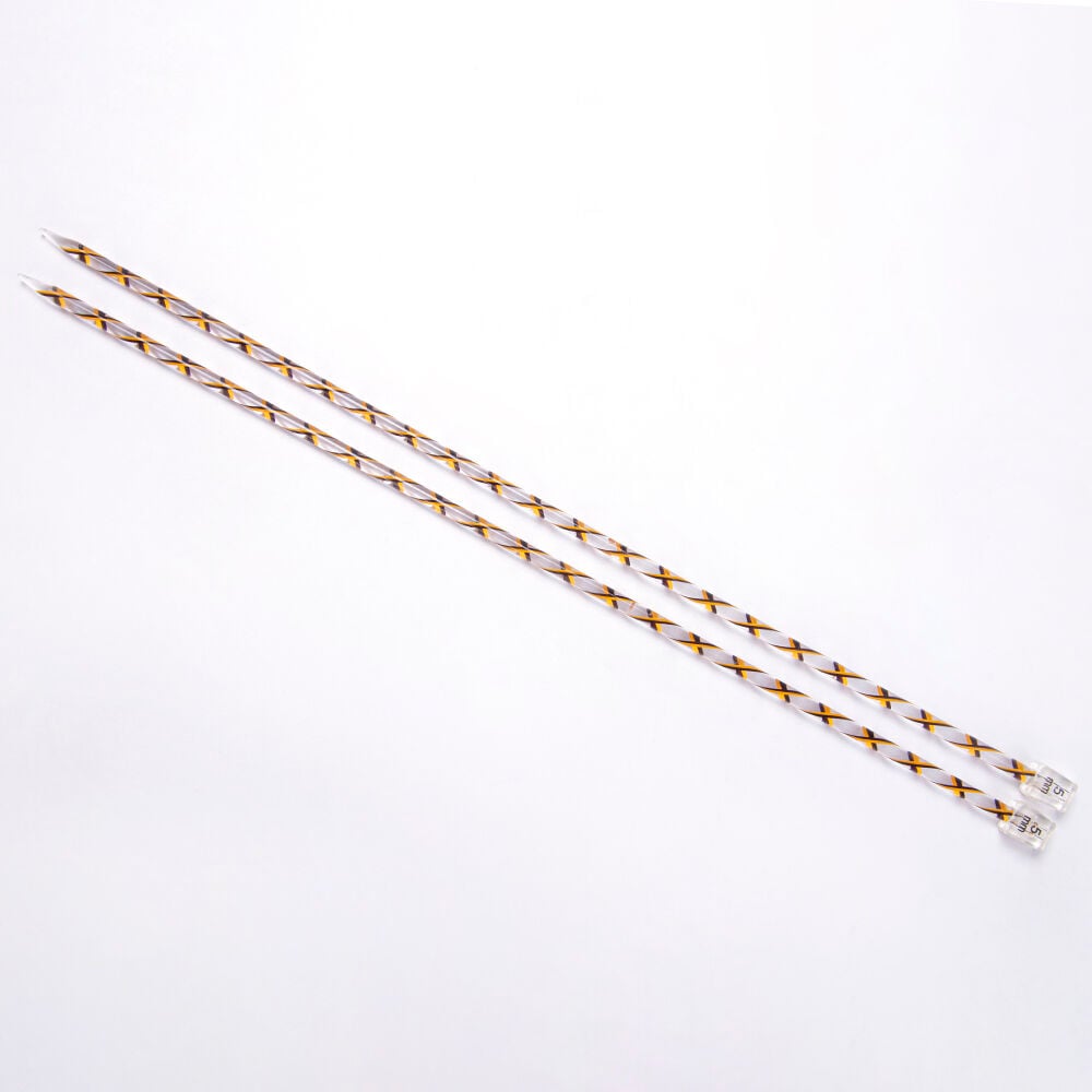 RENKLİ PLASTİK ÖRGÜ ŞİŞİ 35 CM 5 MM