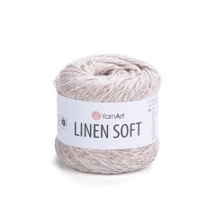 YARNART LINEN SOFT - EL ÖRGÜ İPİ KREM - 7304