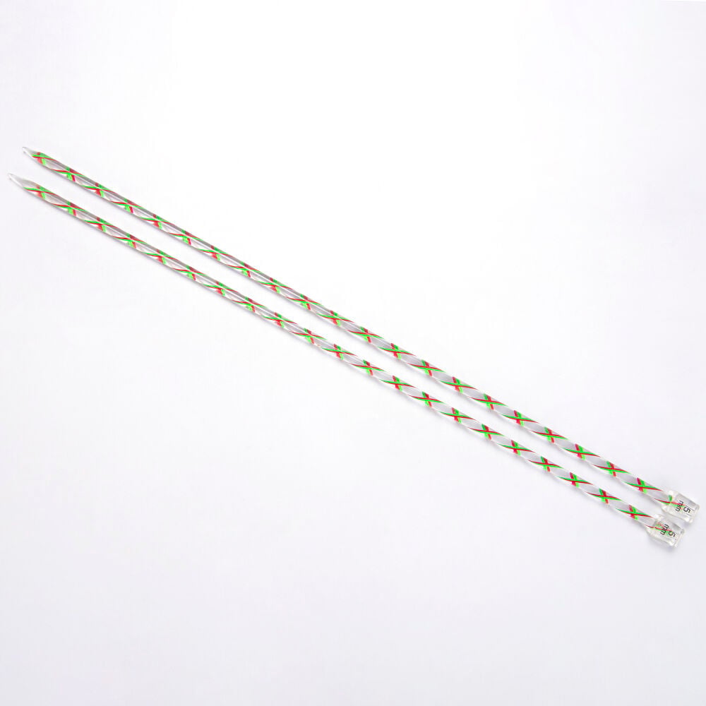 RENKLİ PLASTİK ÖRGÜ ŞİŞİ 35 CM 6 MM