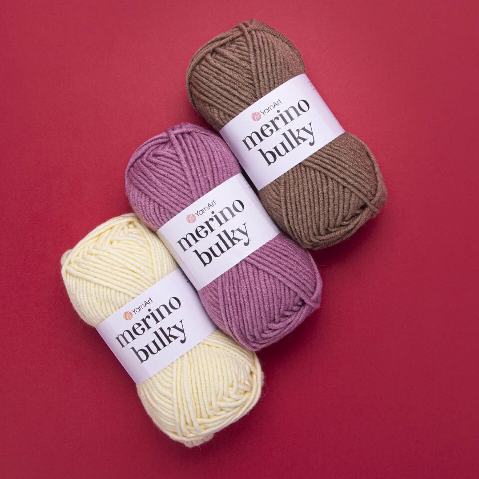 YARNART MERINO BULKY - EL ÖRGÜ İPİ