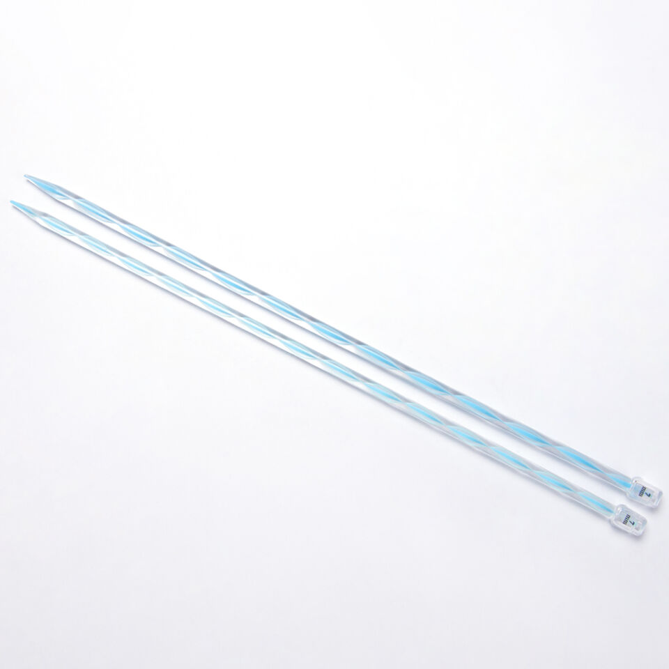 RENKLİ PLASTİK ÖRGÜ ŞİŞİ 35 CM 7 MM