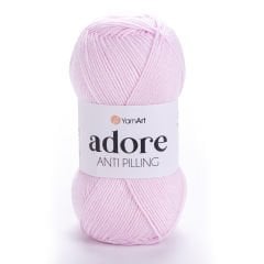 YARNART ADORE ANTI-PILLING - EL ÖRGÜ İPİ TOZ PEMBE - 361
