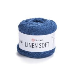 YARNART LINEN SOFT - EL ÖRGÜ İPİ MAVİ - 7317