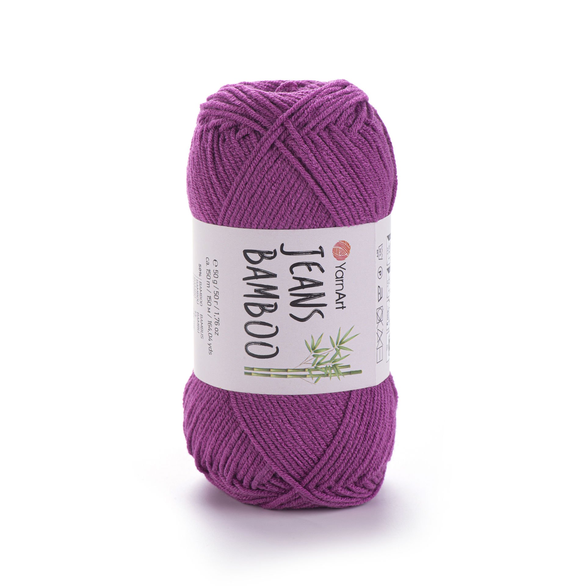 YARNART JEANS BAMBOO - EL ÖRGÜ İPİ KOYU PEMBE - 117