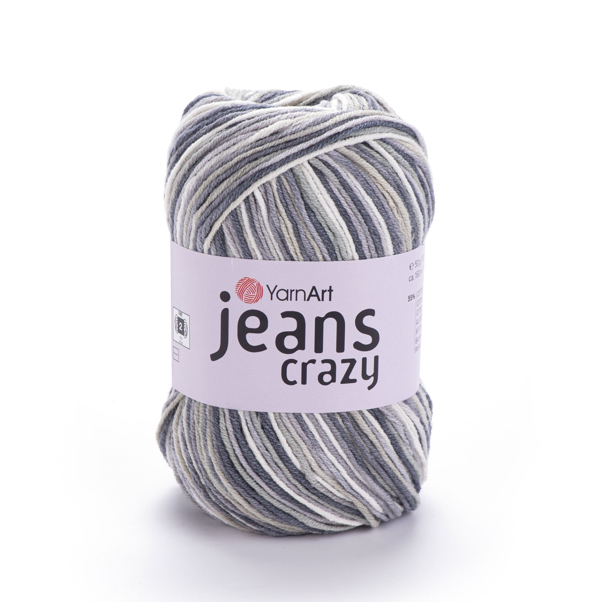 YARNART JEANS CRAZY - EBRULİ EL ÖRGÜ İPİ EBRULİ - 7209