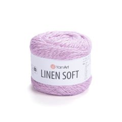YARNART LINEN SOFT - EL ÖRGÜ İPİ PEMBE - 7321