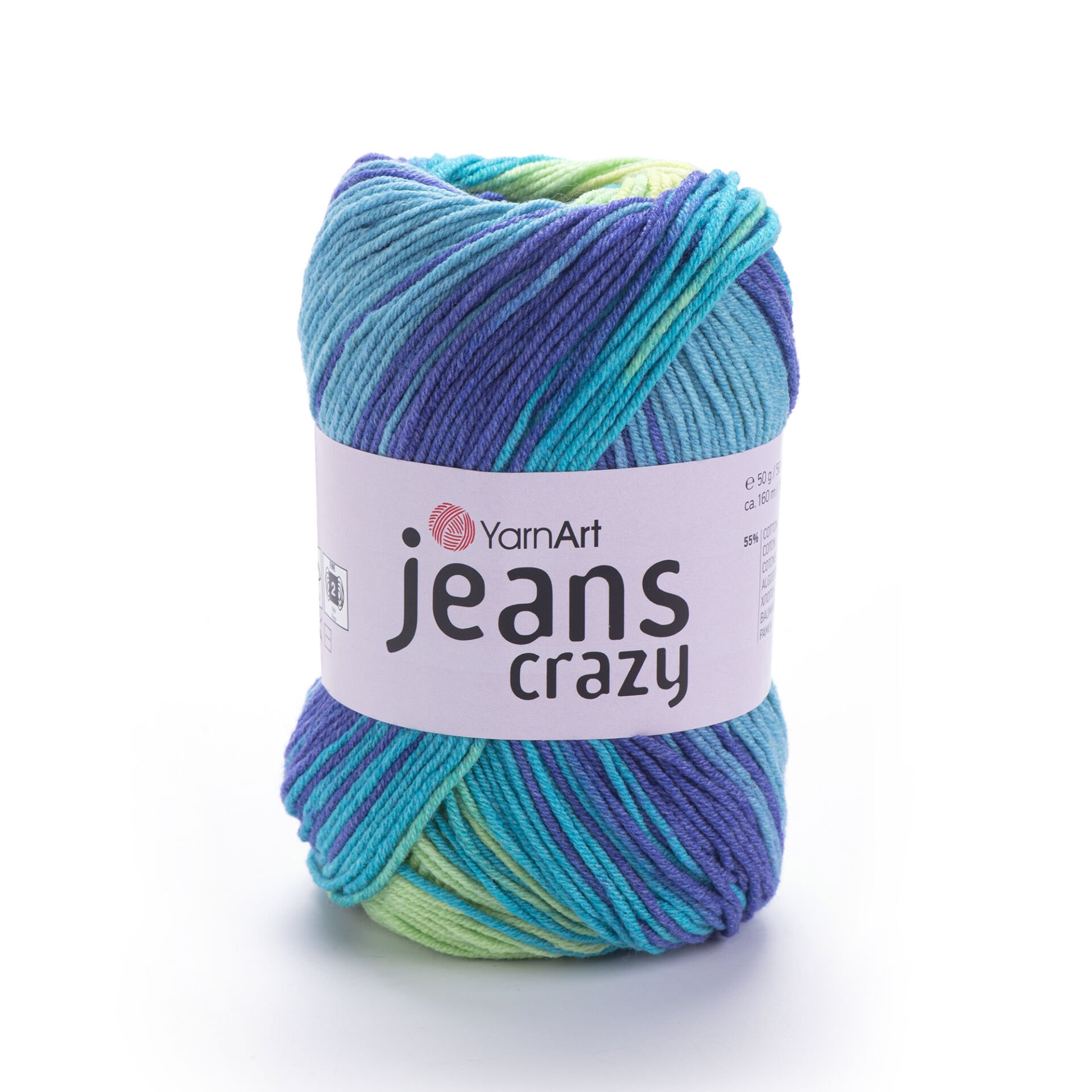 YARNART JEANS CRAZY - EBRULİ EL ÖRGÜ İPİ EBRULİ - 8218