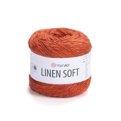 YARNART LINEN SOFT - EL ÖRGÜ İPİ TURUNCU - 7310
