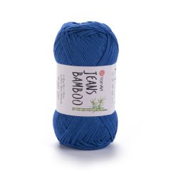 YARNART JEANS BAMBOO - EL ÖRGÜ İPİ SAKS MAVİSİ - 123