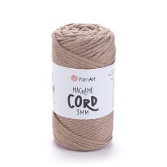 YARNART MACRAME CORD 3 MM - MAKROME EL ÖRGÜ İPİ BEJ - 768