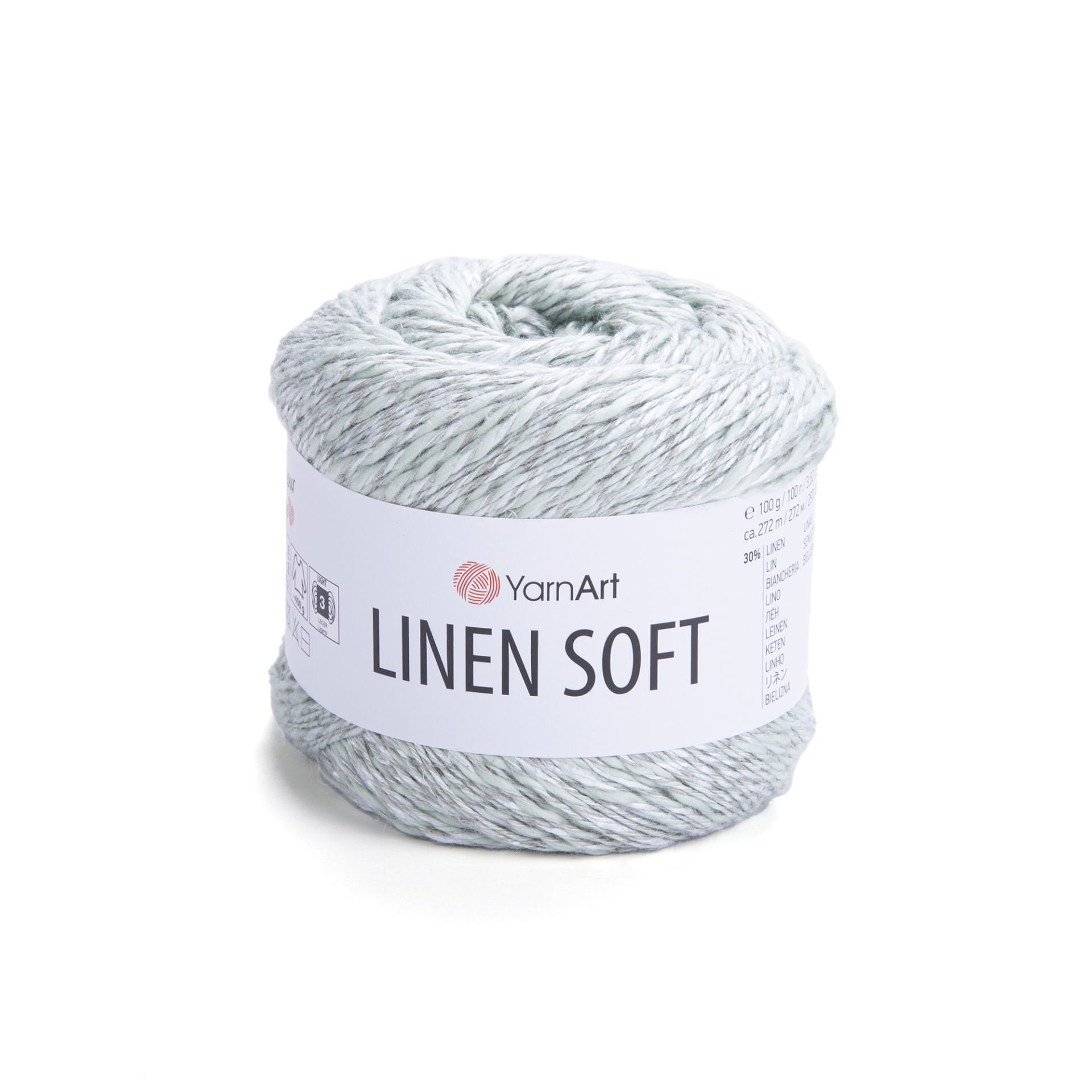 YARNART LINEN SOFT - EL ÖRGÜ İPİ YEŞİL - 7312