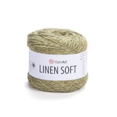 YARNART LINEN SOFT - EL ÖRGÜ İPİ YEŞİL - 7313