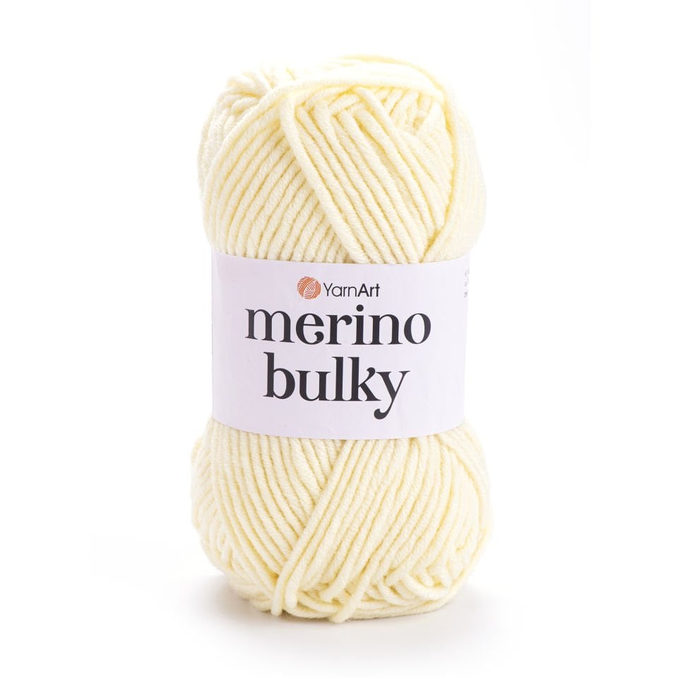 YARNART MERINO BULKY - EL ÖRGÜ İPİ KREM - 7003