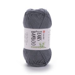 YARNART JEANS BAMBOO - EL ÖRGÜ İPİ GRİ - 128