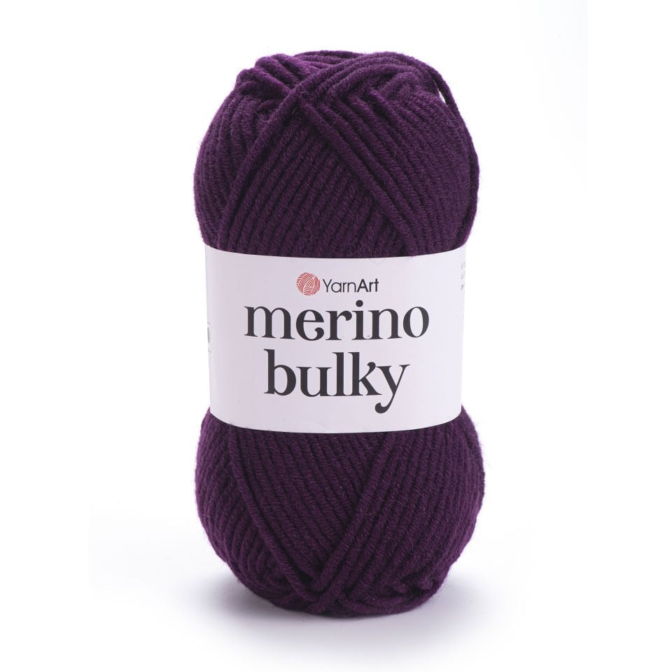 YARNART MERINO BULKY - EL ÖRGÜ İPİ MÜRDÜM - 10094