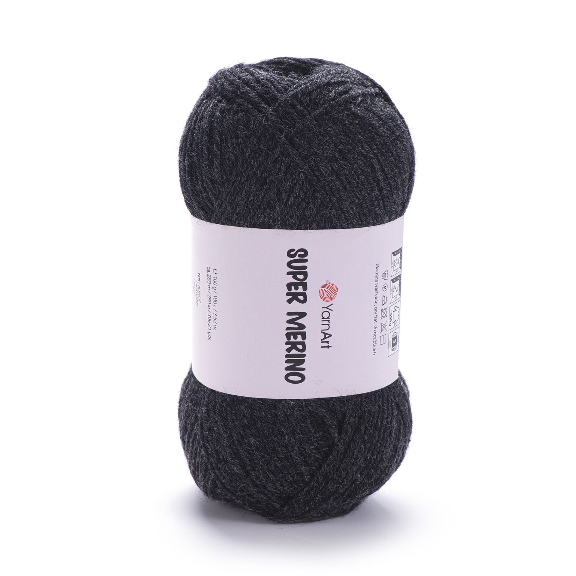 YARNART SUPER MERINO - EL ÖRGÜ İPİ ANTRASİT - 1441