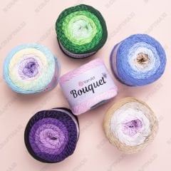 YARNART BOUQUET - EBRULİ EL ÖRGÜ İPİ EBRULİ - 712