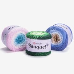 YARNART BOUQUET - EBRULİ EL ÖRGÜ İPİ