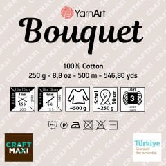 YARNART BOUQUET - EBRULİ EL ÖRGÜ İPİ EBRULİ - 712
