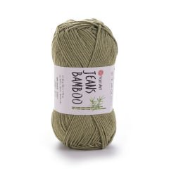 YARNART JEANS BAMBOO - EL ÖRGÜ İPİ HAKİ - 132