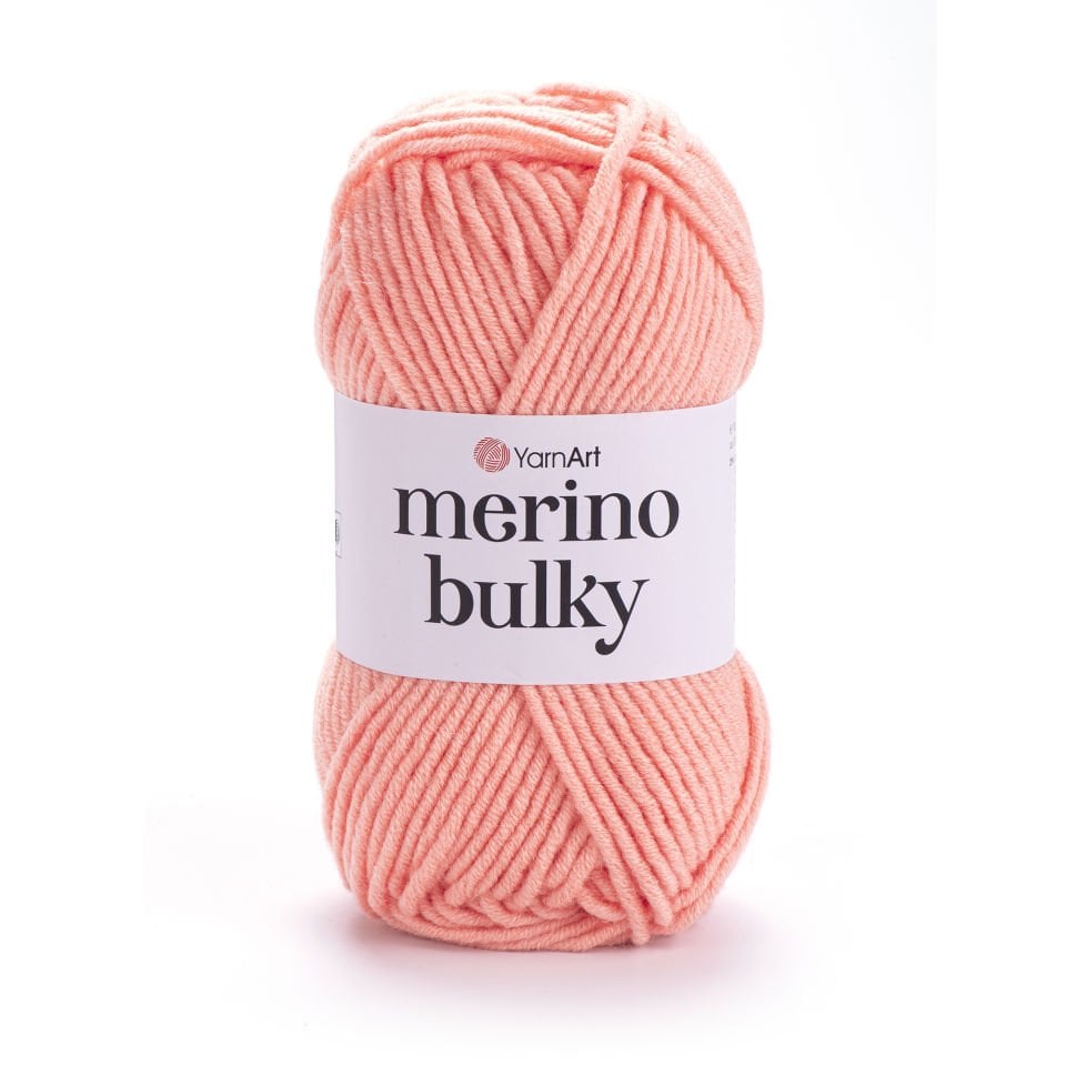 YARNART MERINO BULKY - EL ÖRGÜ İPİ SOMON - 565