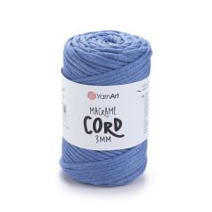 YARNART MACRAME CORD 3 MM - MAKROME EL ÖRGÜ İPİ KOYU MAVİ - 786