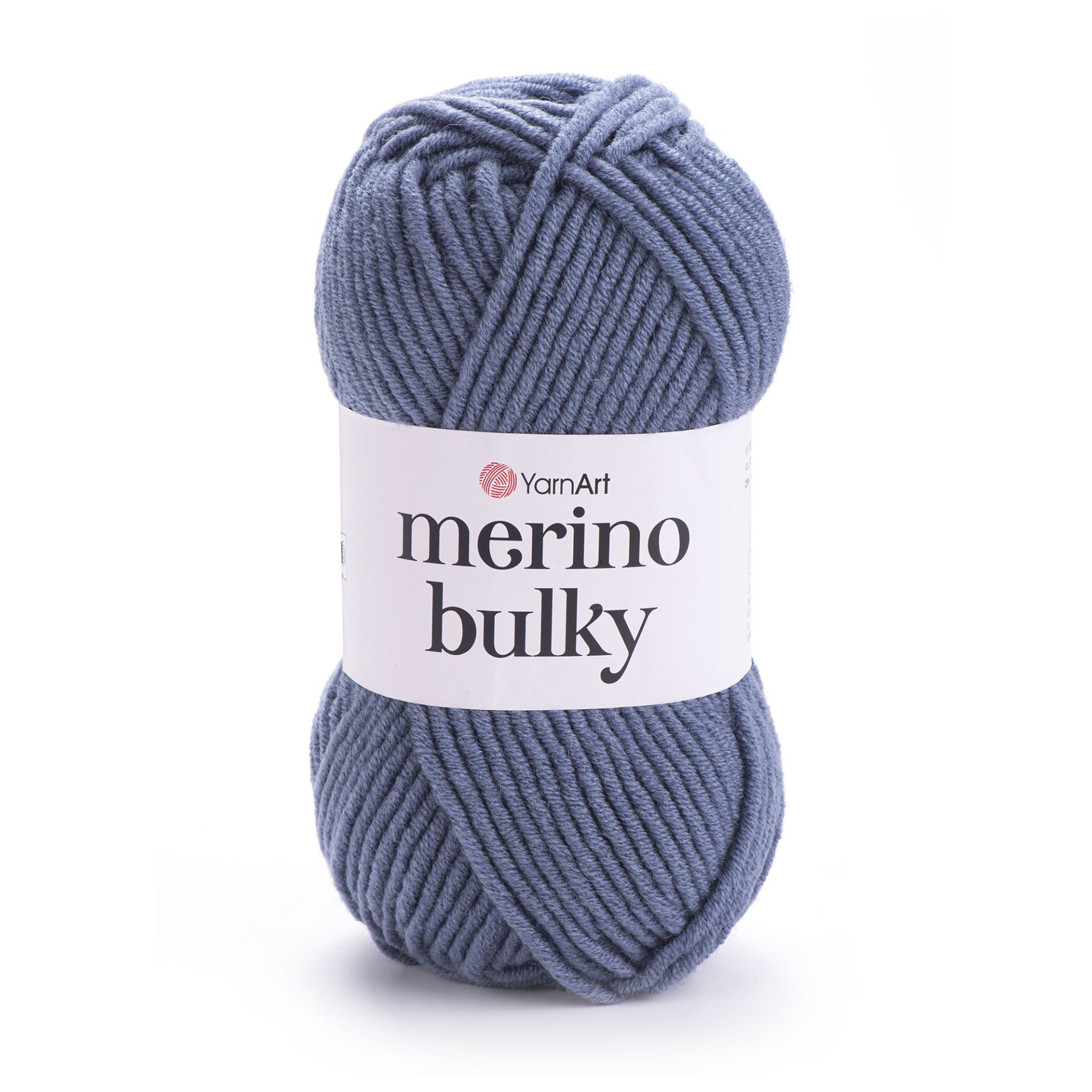 YARNART MERINO BULKY - EL ÖRGÜ İPİ GRİ - 3088