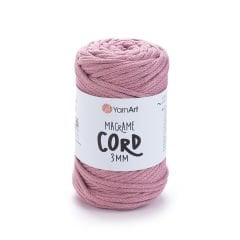 YARNART MACRAME CORD 3 MM - MAKROME EL ÖRGÜ İPİ GÜL KURUSU - 792
